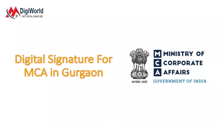 digital signature for mca in gurgaon