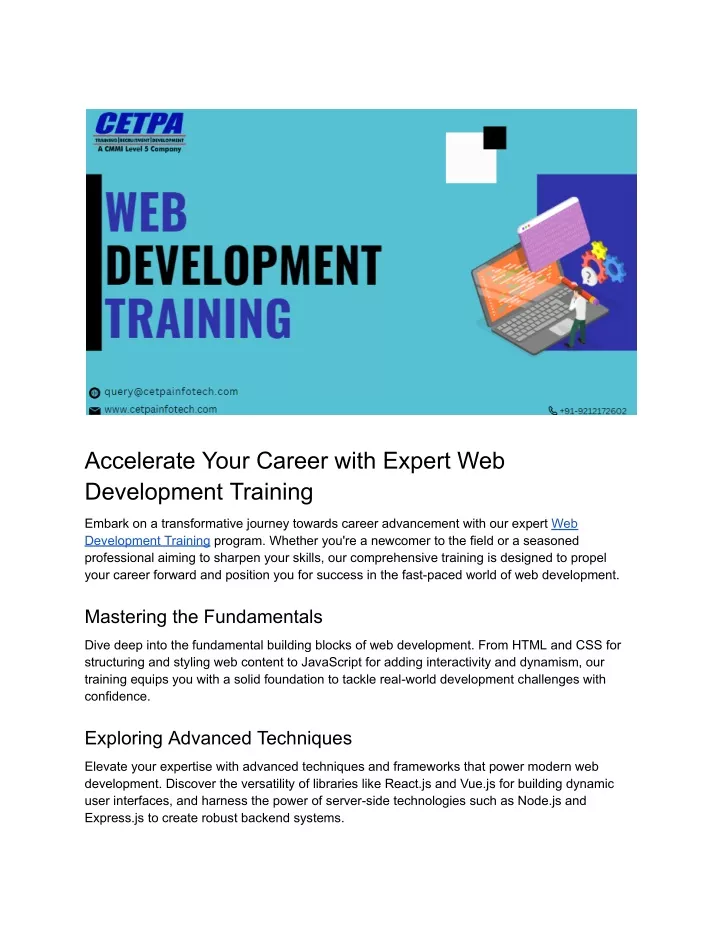 accelerate your career with expert