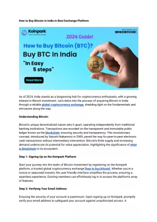 how to buy bitcoin in india in best exchange