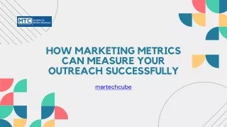 how marketing metrics can measure your outreach