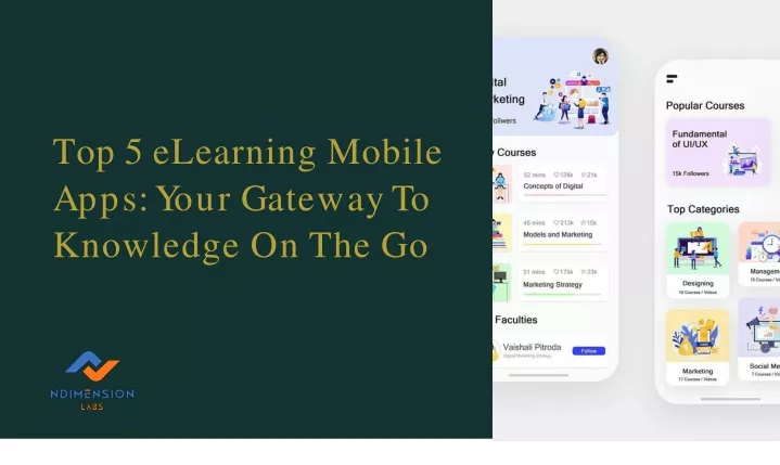 top 5 elearning mobile a pp s y o u r g a t e w a y t o knowledge on the go