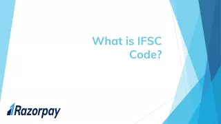 What is IFSC Code
