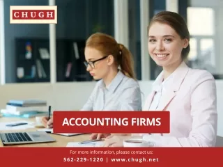 Accounting Firms | Chugh CPAs, LLP
