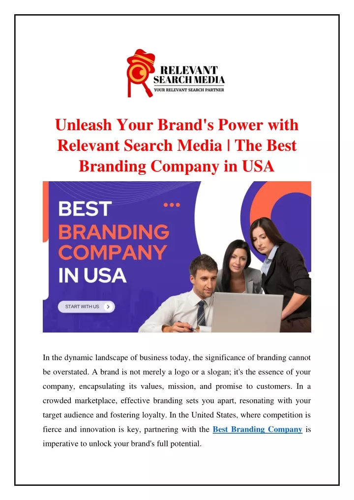 unleash your brand s power with relevant search