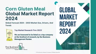 Corn Gluten Meal Market Analysis And Trends, Market Overview 2024-2033