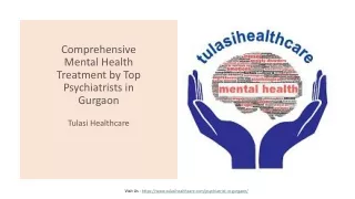 Comprehensive Mental Health Treatment by Top Psychiatrists in Gurgaon​