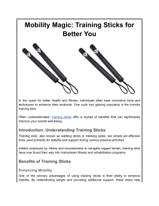 Mobility Magic_ Training Sticks for Better You