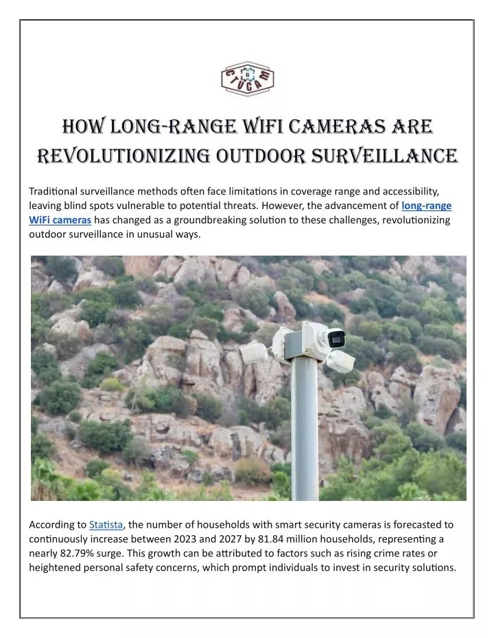 how long range wifi cameras are revolutionizing