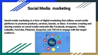 Social Media  marketing