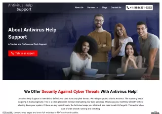 Ensure Data Security with Trusted Antivirus Support Partner