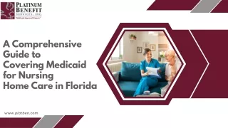 Medicaid Planning for Nursing Home Care in Florida
