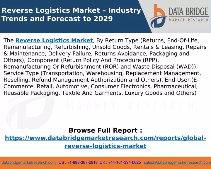 reverse logistics market industry trends