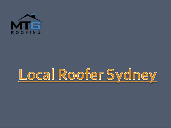 local roofer sydney