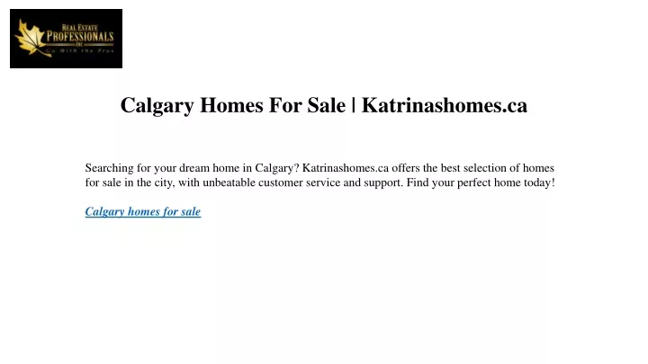 calgary homes for sale katrinashomes ca