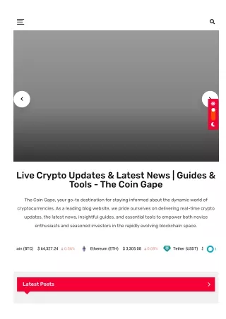 The Coin Gape  Crypto Latest News & Trends