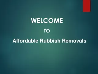 welcome to