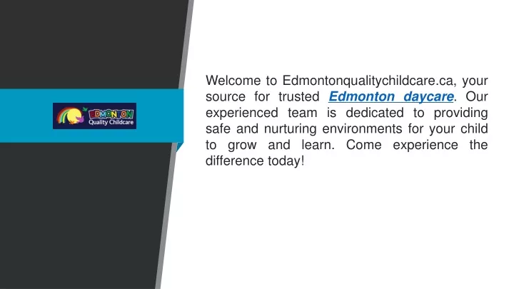 welcome to edmontonqualitychildcare ca your