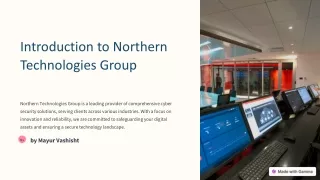 Cyber Security Management  |  Northern Technologies Group