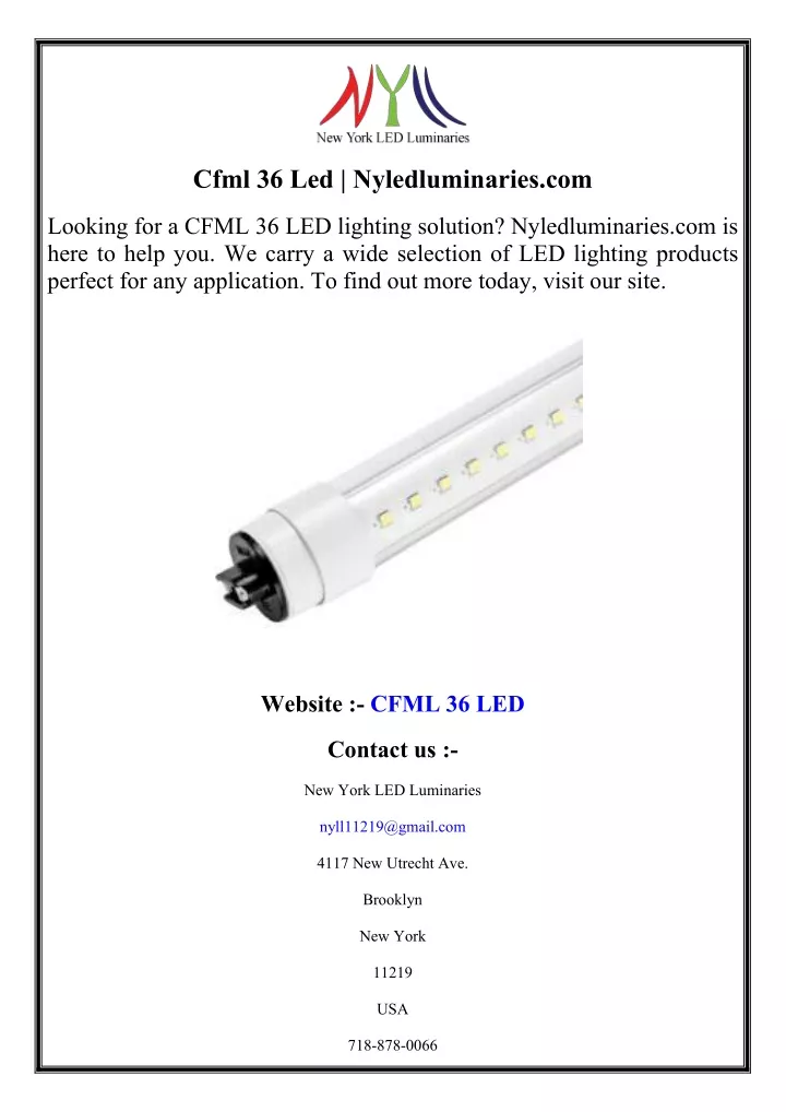 cfml 36 led nyledluminaries com