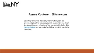 Azzure Couture Elbisny.com