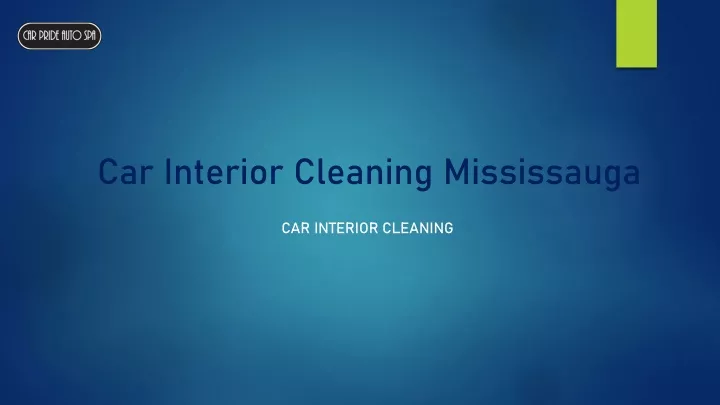car interior cleaning mississauga
