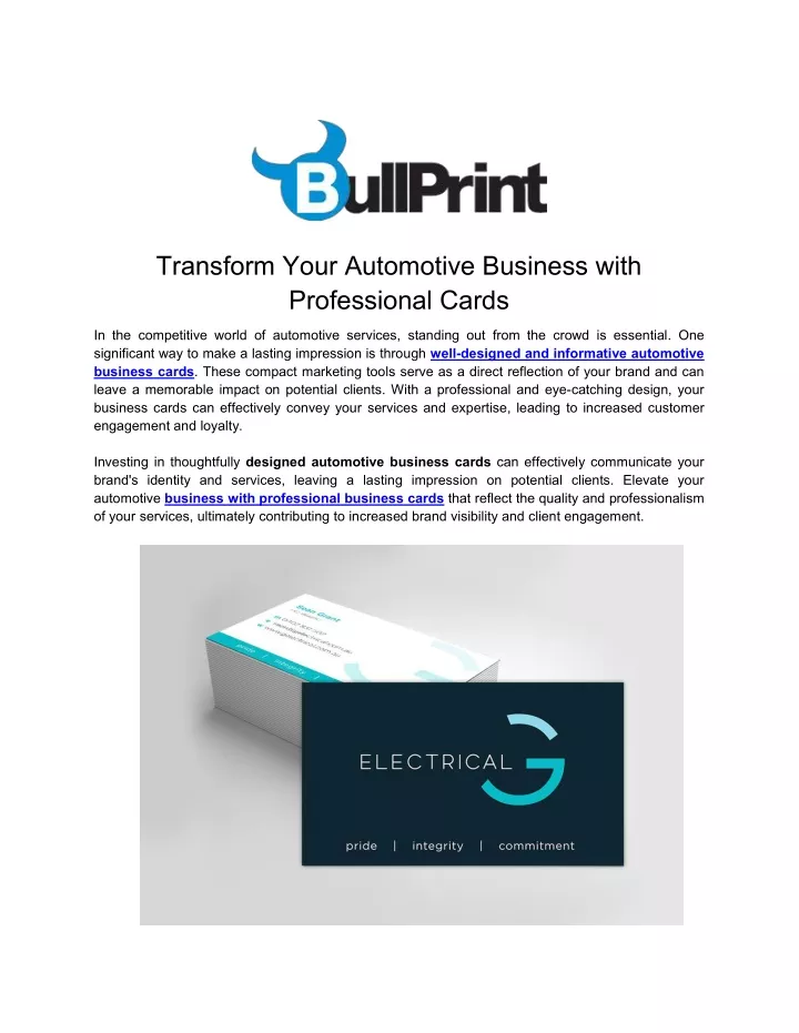 transform your automotive business with
