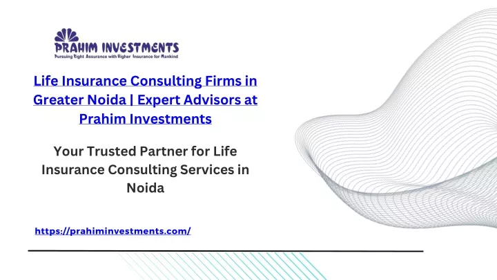 life insurance consulting firms in greater noida