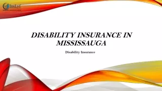 Disability Insurance in Mississauga |
