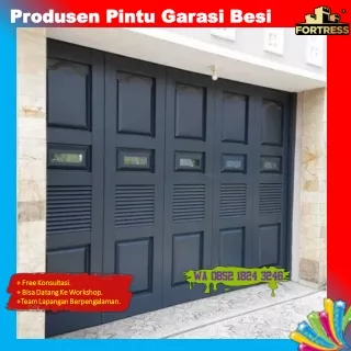 READY PASANG..!! Wa 0852 1824 3246 Agen Pintu Garasi Lipat Besi Untuk Gedung Di Banyumas