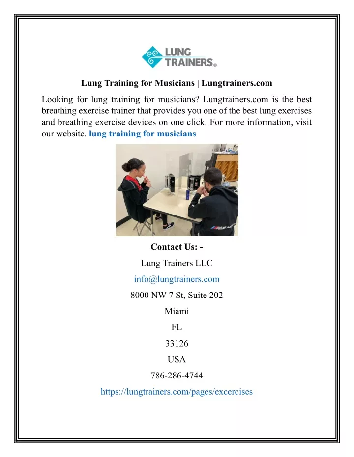 lung training for musicians lungtrainers com