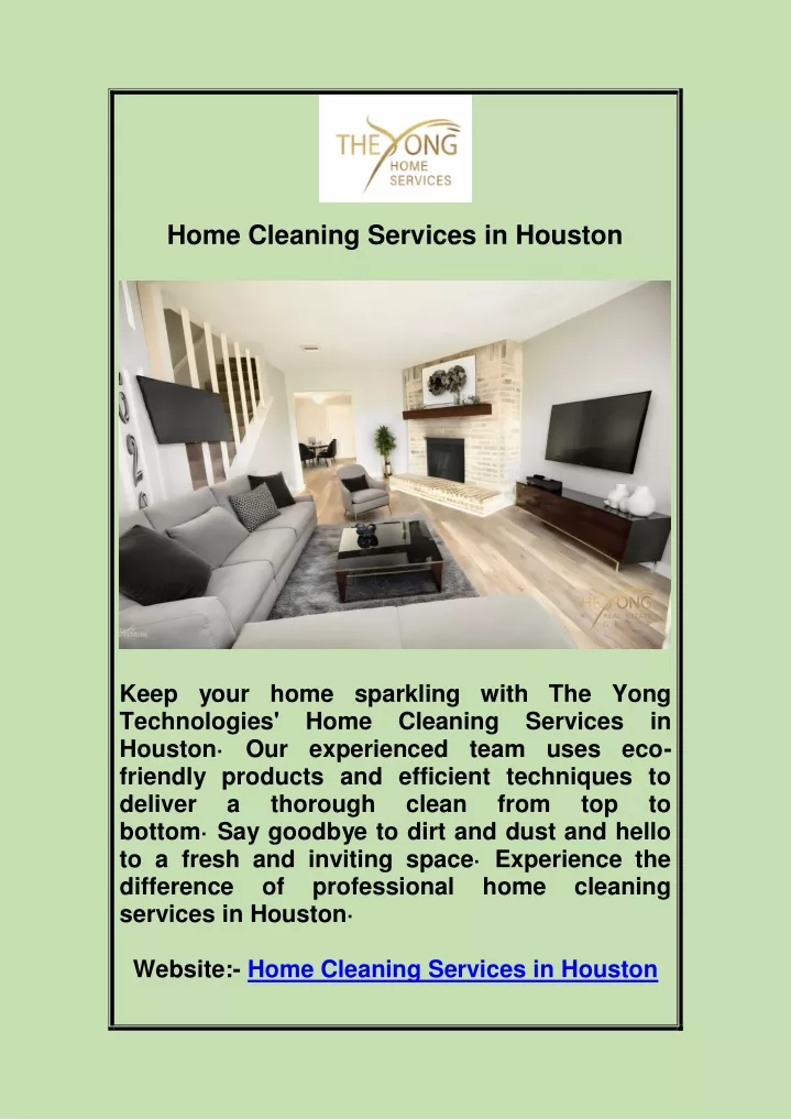 home cleaning services in houston