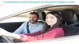 A Comprehensive Guide to Preparing for Your Driving Test in Brighton Le Sands