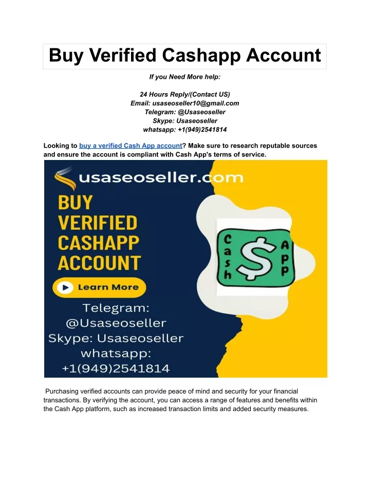 buy verified cashapp account