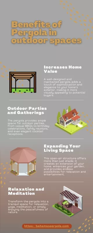 Benefits of Pergola in outdoor spaces
