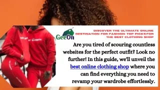 Unveiling the Premier Online Fashion Hub Best Clothing Shop