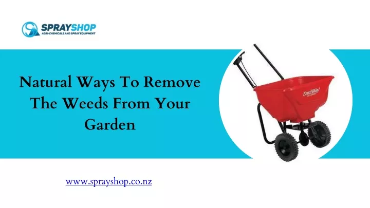 natural ways to remove the weeds from your garden