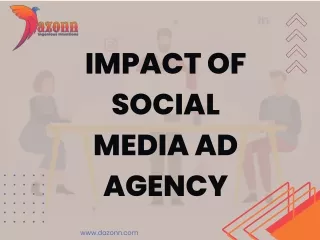 Impact of Social Media Marketing Agency!