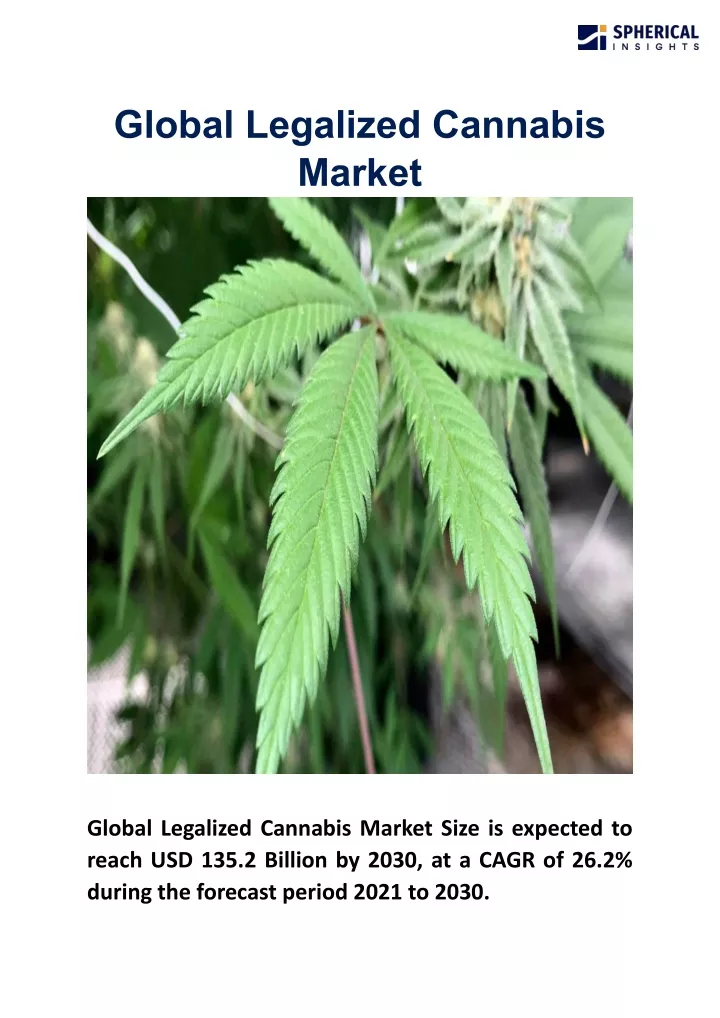 global legalized cannabis market