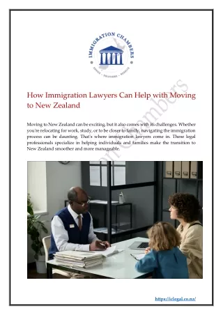 How Immigration Lawyers Can Help with Moving to New Zealand