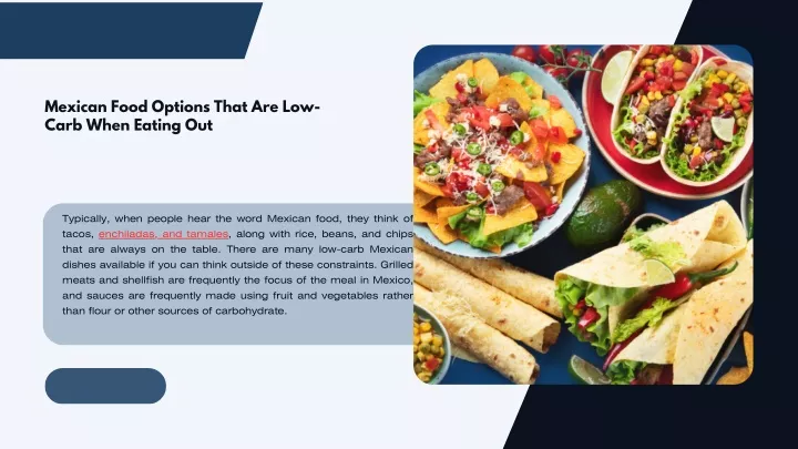 mexican food options that are low carb when