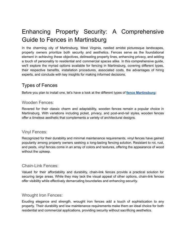 enhancing property security a comprehensive guide