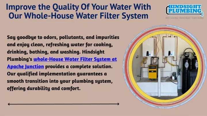 improve the quality of your water with our whole