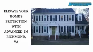 Tailored Roofing Solutions for Richmond Advanced Home Exteriors