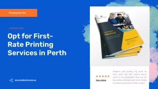 Opt for First-Rate Printing Services in Perth