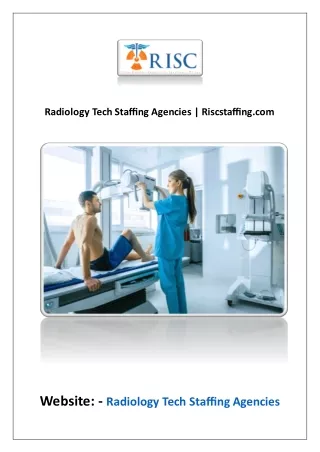Radiology Tech Staffing Agencies | Riscstaffing.com
