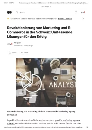 Revolutionierung von Marketing und E-Commerce in der Schweiz_ Umfassende Lösungen für den Erfolg _ by Megafox _ Mar, 202