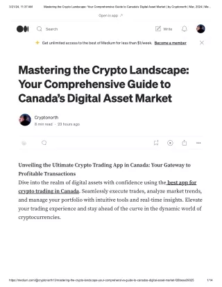 Mastering the Crypto Landscape_ Your Comprehensive Guide to Canada’s Digital Asset Market