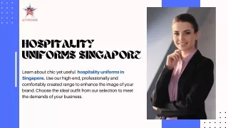 Elevate Your Brand with Premium Hospitality Uniforms in Singapore