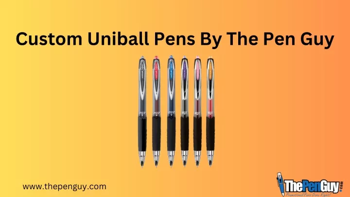 custom uniball pens by the pen guy