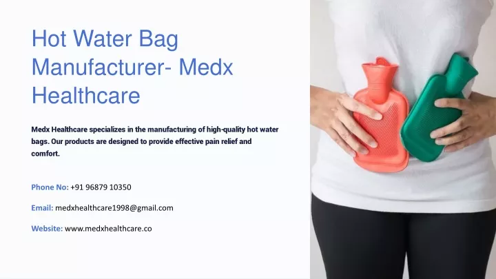 hot water bag manufacturer medx healthcare